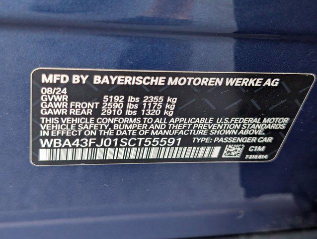 used 2025 BMW 530 car, priced at $44,296