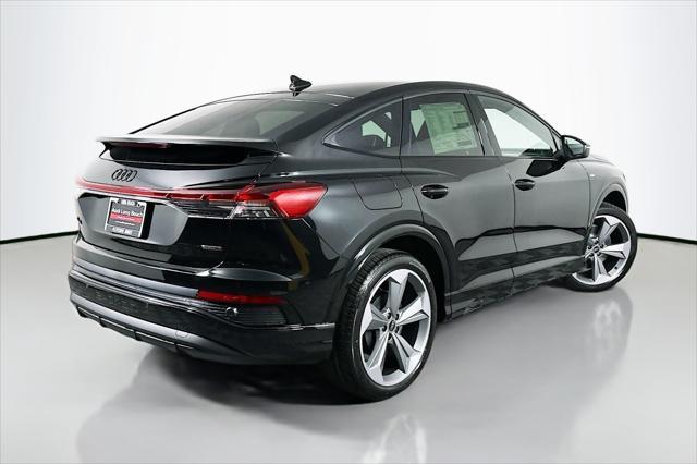 new 2025 Audi Q4 e-tron Sportback car, priced at $69,385