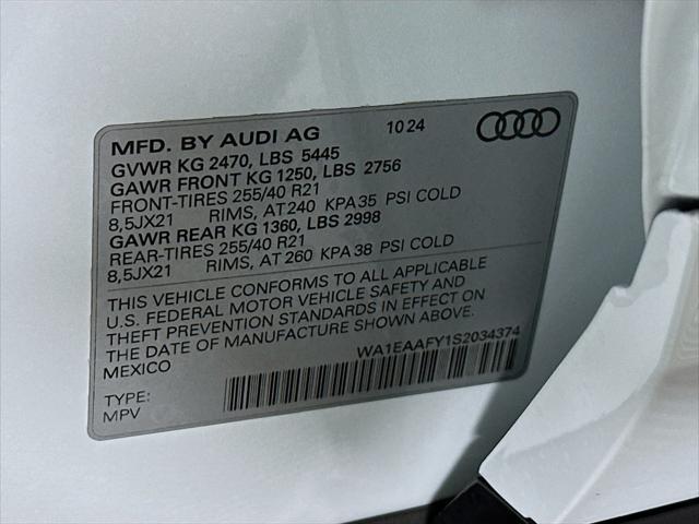 new 2025 Audi Q5 car, priced at $59,910