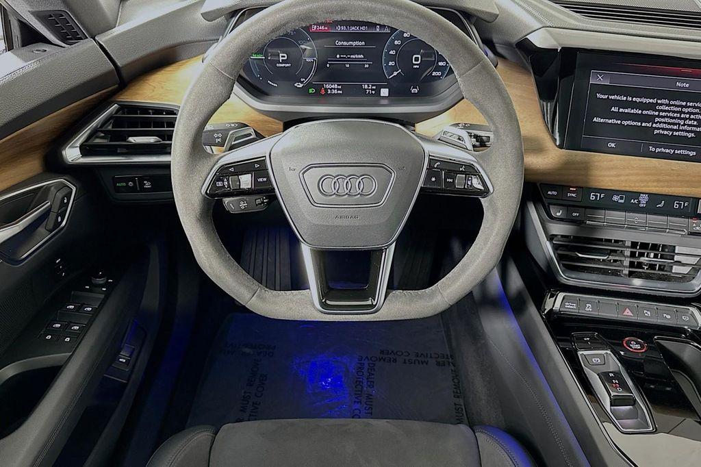 used 2023 Audi e-tron GT car, priced at $52,493