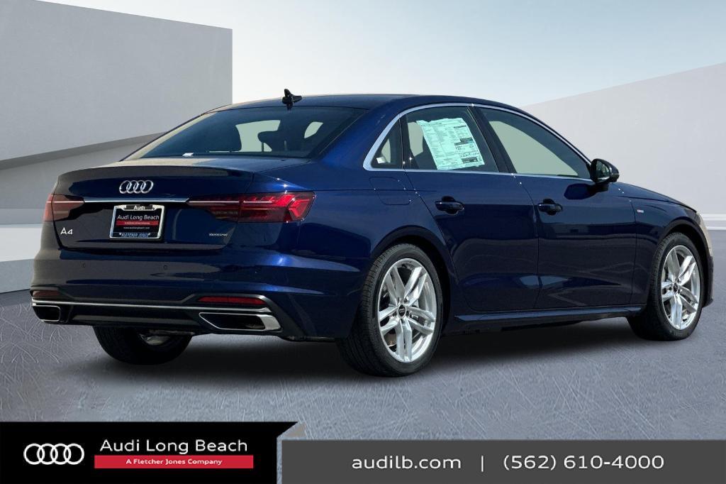 new 2024 Audi A4 car, priced at $50,185