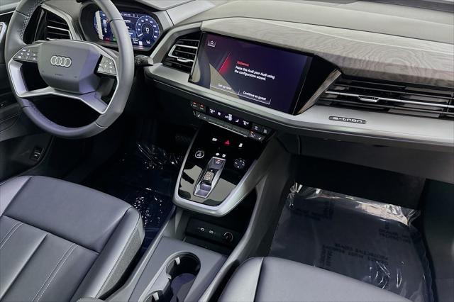 new 2025 Audi Q4 e-tron car, priced at $53,605