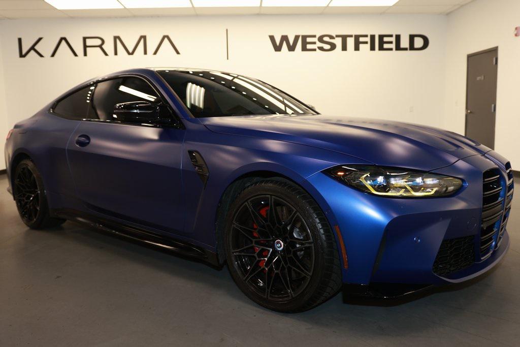 used 2022 BMW M4 car, priced at $75,350
