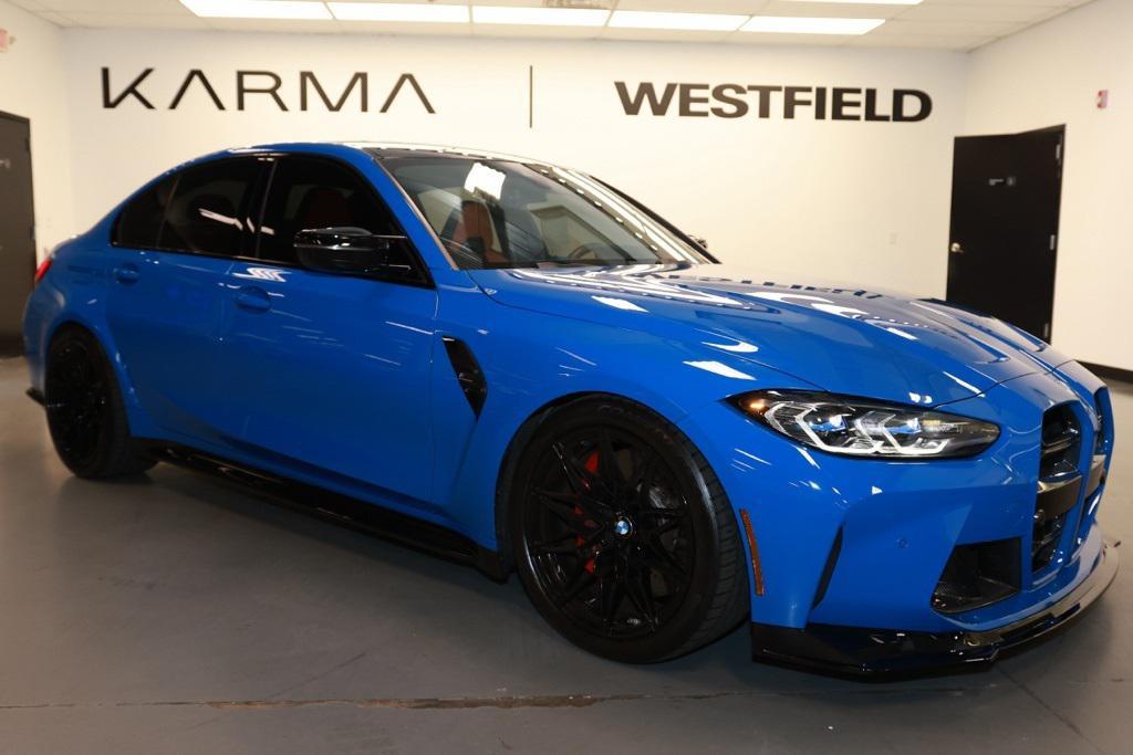 used 2022 BMW M3 car, priced at $89,128