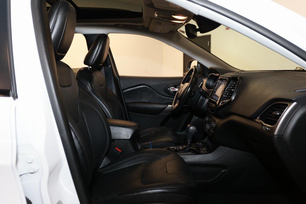 used 2021 Jeep Cherokee car, priced at $17,412