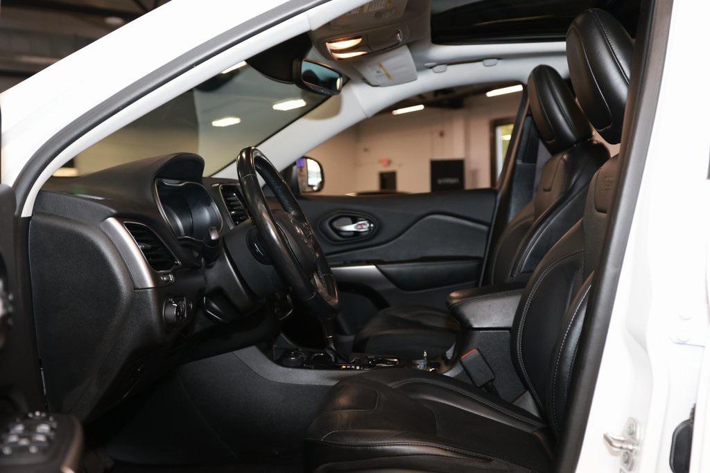 used 2021 Jeep Cherokee car, priced at $17,412