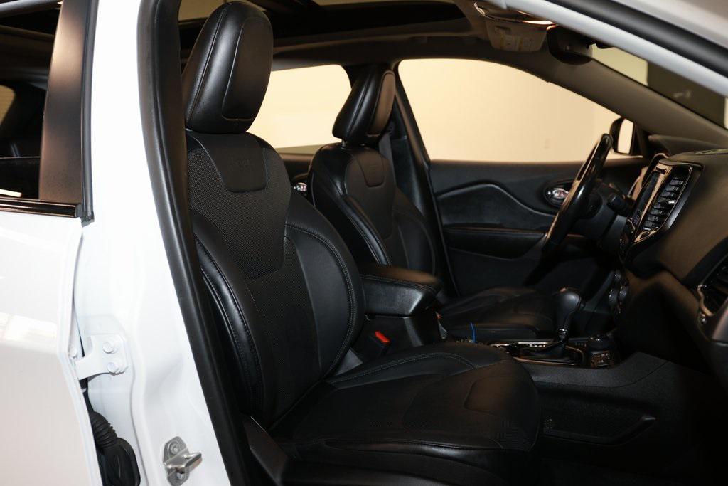 used 2021 Jeep Cherokee car, priced at $17,412