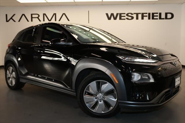 used 2021 Hyundai Kona EV car, priced at $15,380