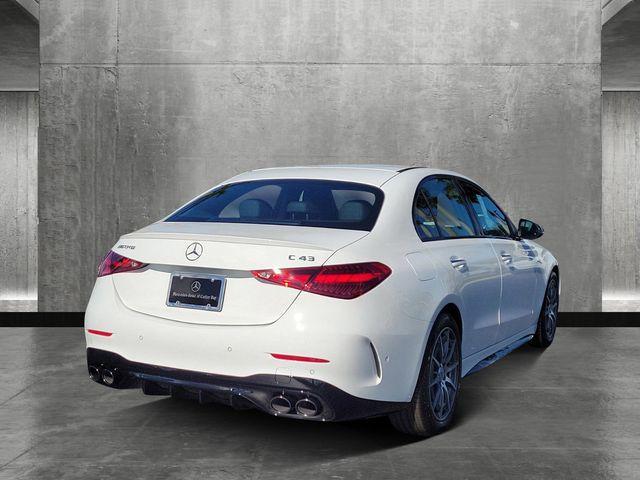 new 2025 Mercedes-Benz AMG C 43 car, priced at $70,345