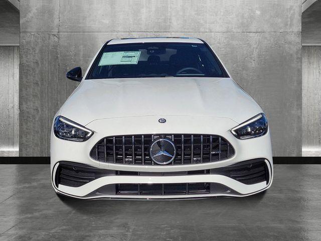 new 2025 Mercedes-Benz AMG C 43 car, priced at $70,345