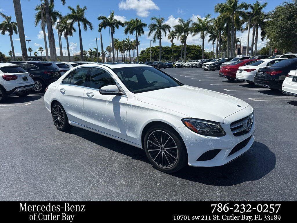 used 2021 Mercedes-Benz C-Class car, priced at $25,990