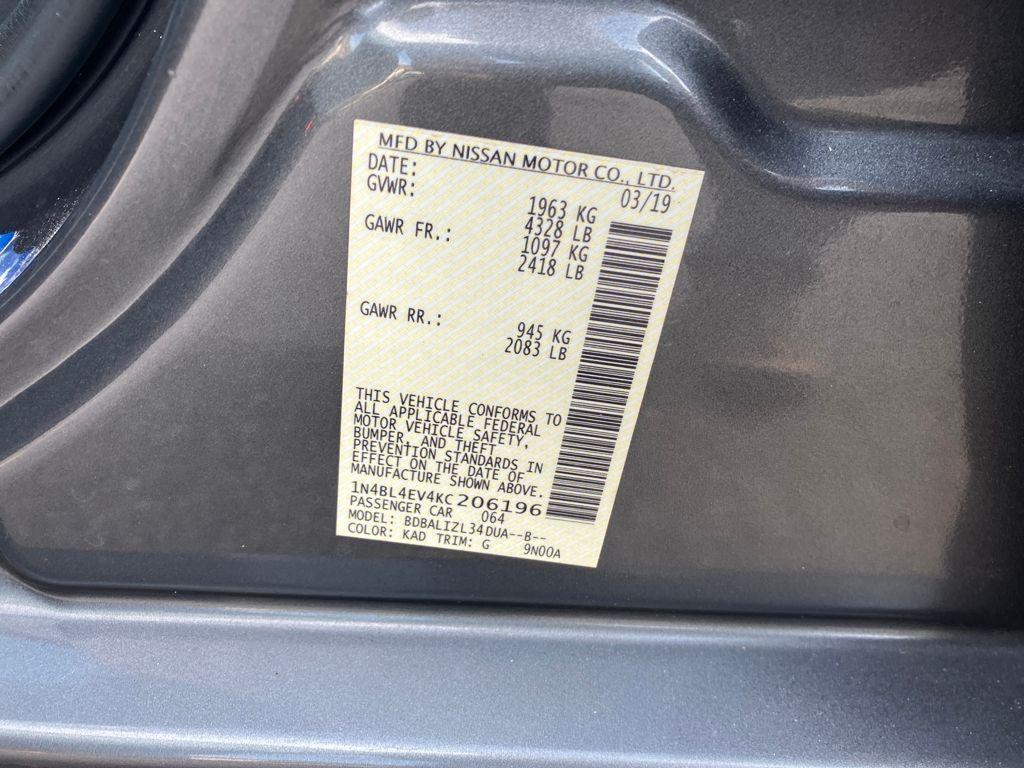 used 2019 Nissan Altima car, priced at $13,597