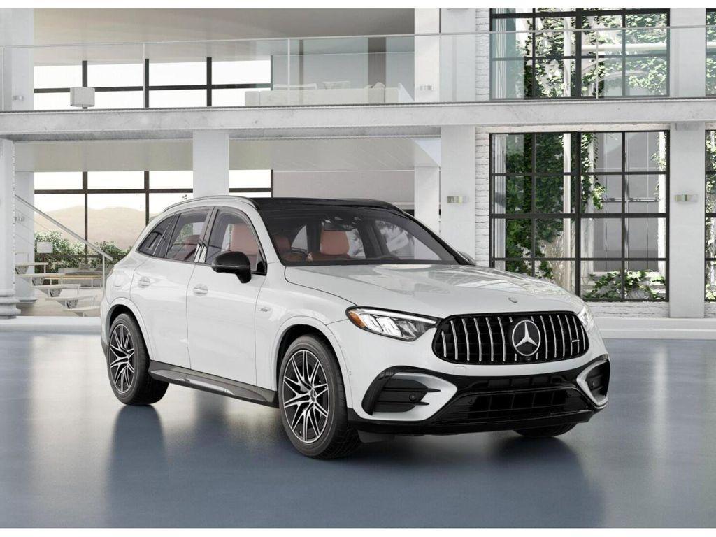 new 2025 Mercedes-Benz AMG GLC 63 car, priced at $95,750