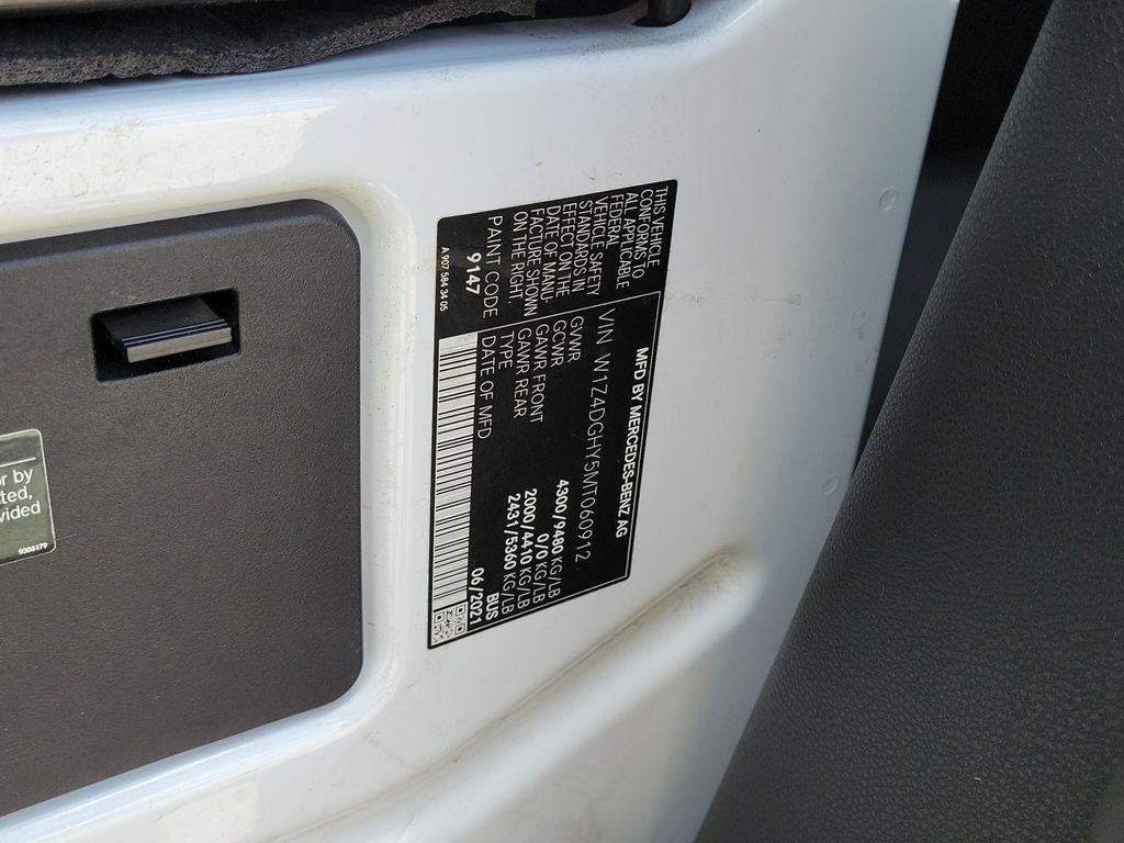 used 2021 Mercedes-Benz Sprinter 2500 car, priced at $39,900