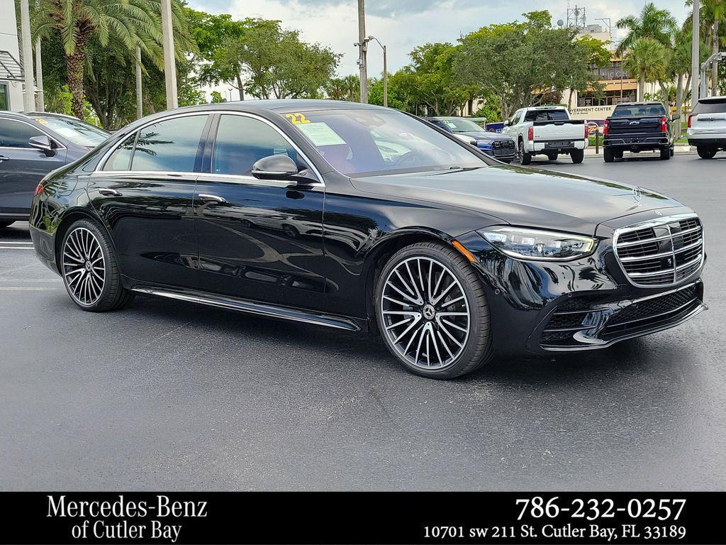 used 2022 Mercedes-Benz S-Class car, priced at $80,991
