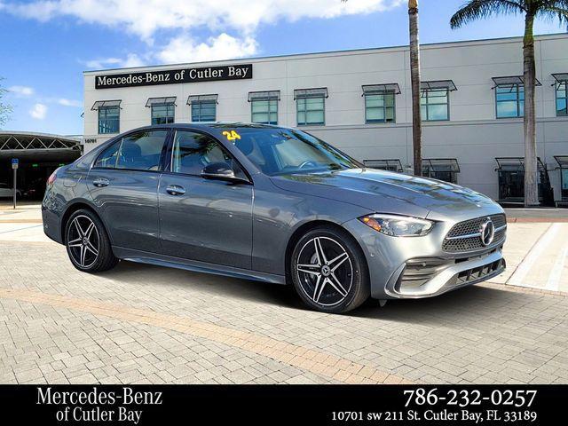 used 2024 Mercedes-Benz C-Class car, priced at $64,215