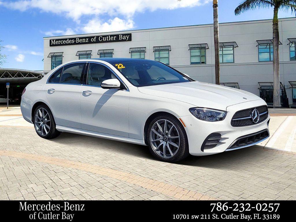 used 2022 Mercedes-Benz E-Class car, priced at $41,590