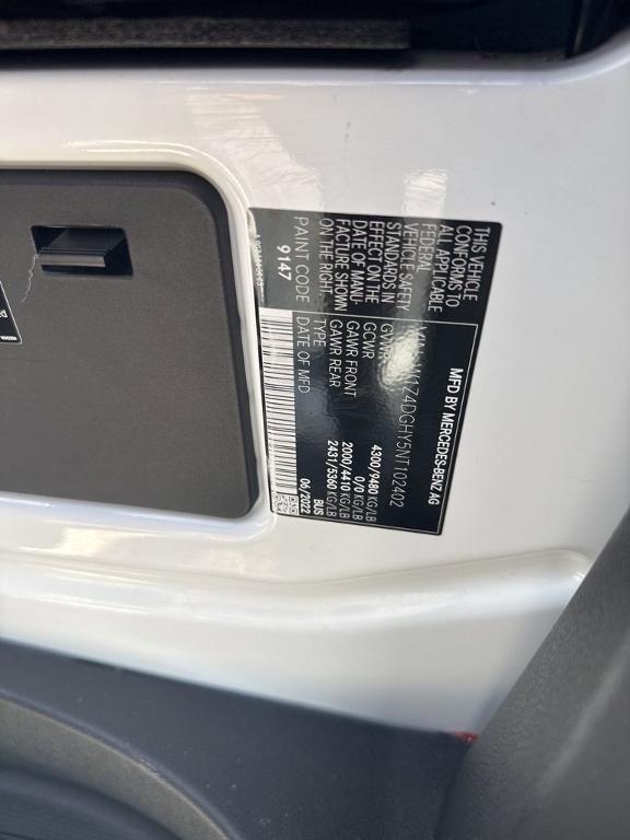 used 2022 Mercedes-Benz Sprinter 2500 car, priced at $54,990