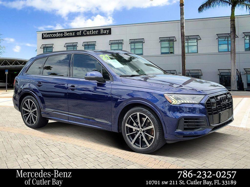 used 2021 Audi Q7 car, priced at $33,900