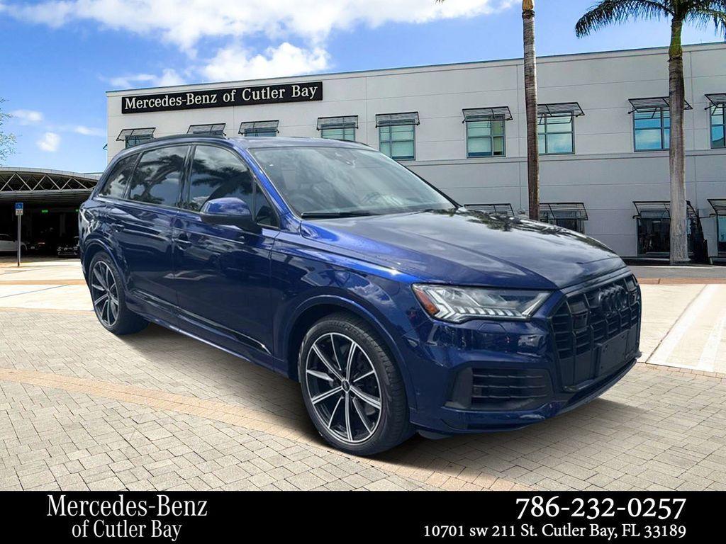 used 2021 Audi Q7 car, priced at $37,000