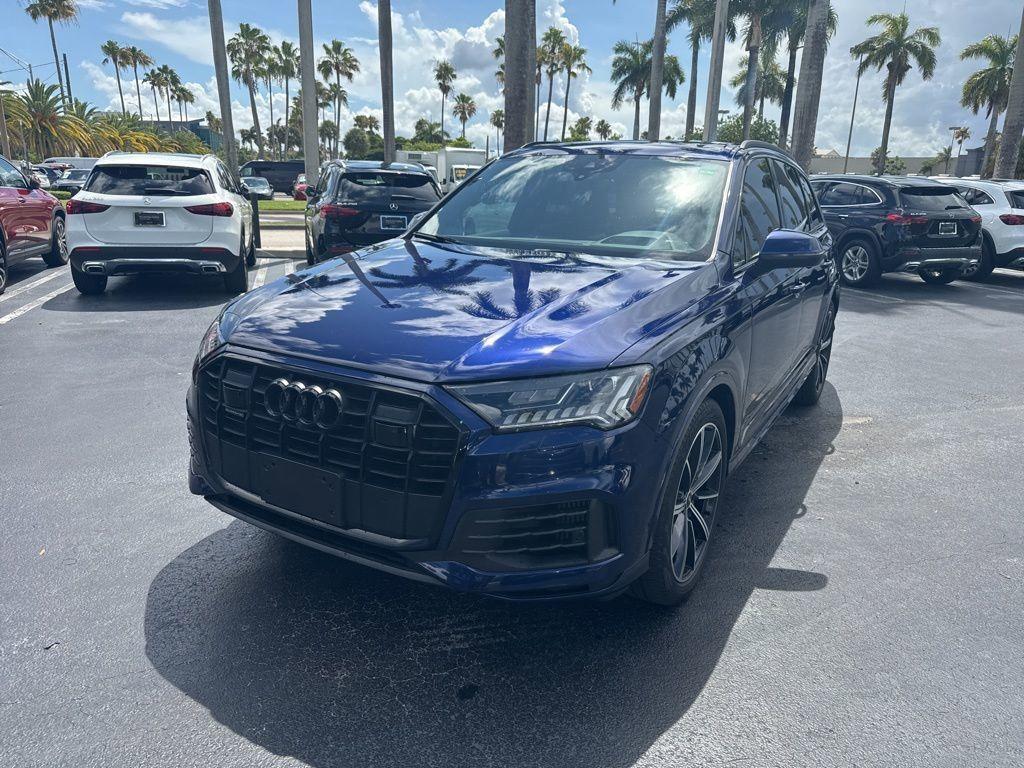 used 2021 Audi Q7 car, priced at $37,000