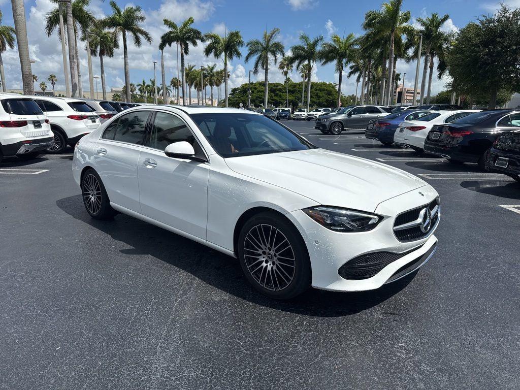 used 2022 Mercedes-Benz C-Class car, priced at $34,299