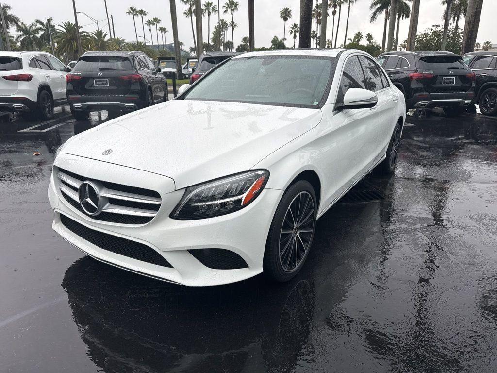 used 2021 Mercedes-Benz C-Class car, priced at $27,990