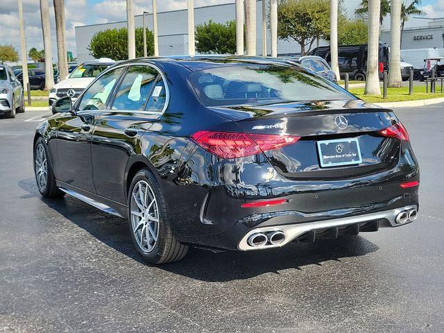 new 2025 Mercedes-Benz AMG C 43 car, priced at $65,325