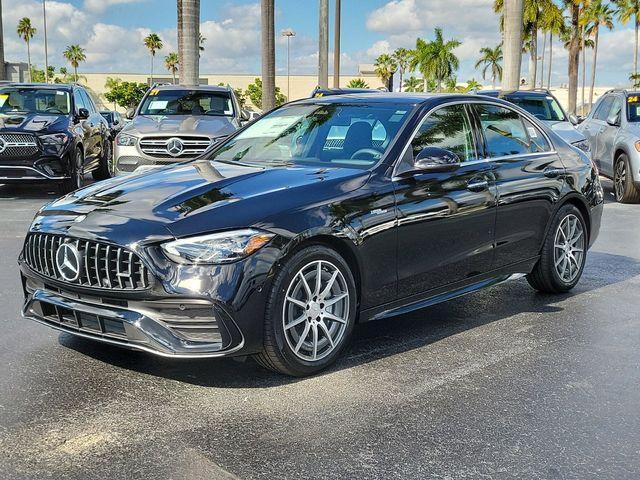 new 2025 Mercedes-Benz AMG C 43 car, priced at $65,325