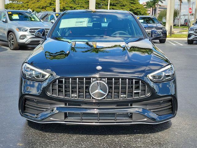 new 2025 Mercedes-Benz AMG C 43 car, priced at $65,325