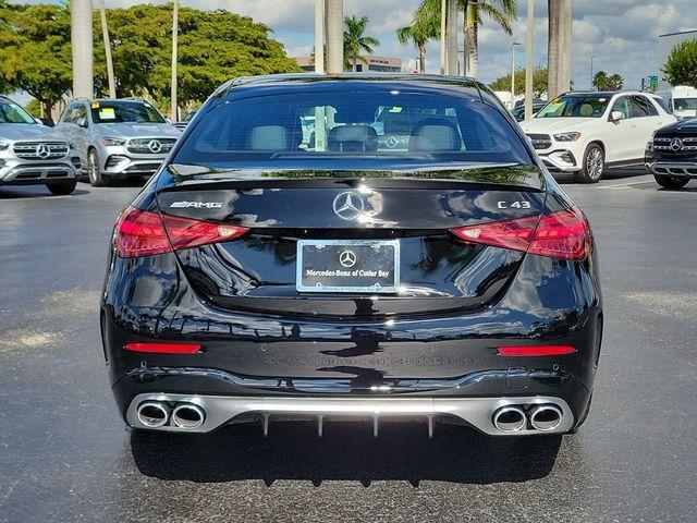 new 2025 Mercedes-Benz AMG C 43 car, priced at $65,325