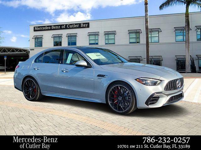 new 2025 Mercedes-Benz AMG C 63 car, priced at $94,365