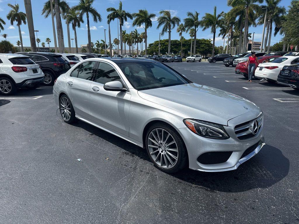 used 2017 Mercedes-Benz C-Class car, priced at $14,300