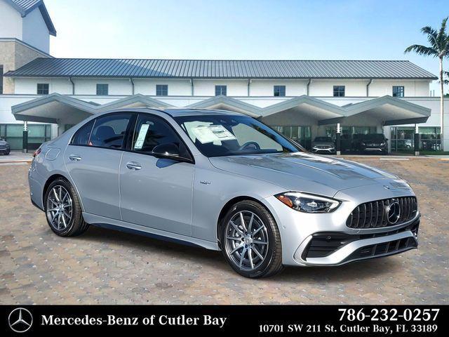 new 2024 Mercedes-Benz AMG C 43 car, priced at $70,175
