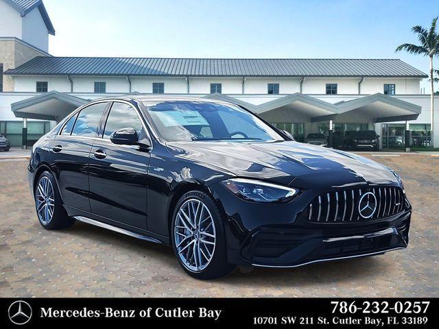 new 2024 Mercedes-Benz AMG C 43 car, priced at $66,300
