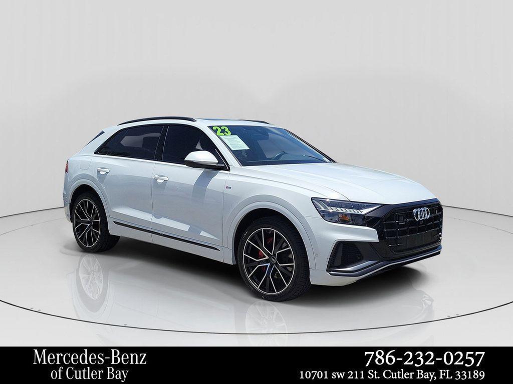 used 2023 Audi Q8 car, priced at $55,492