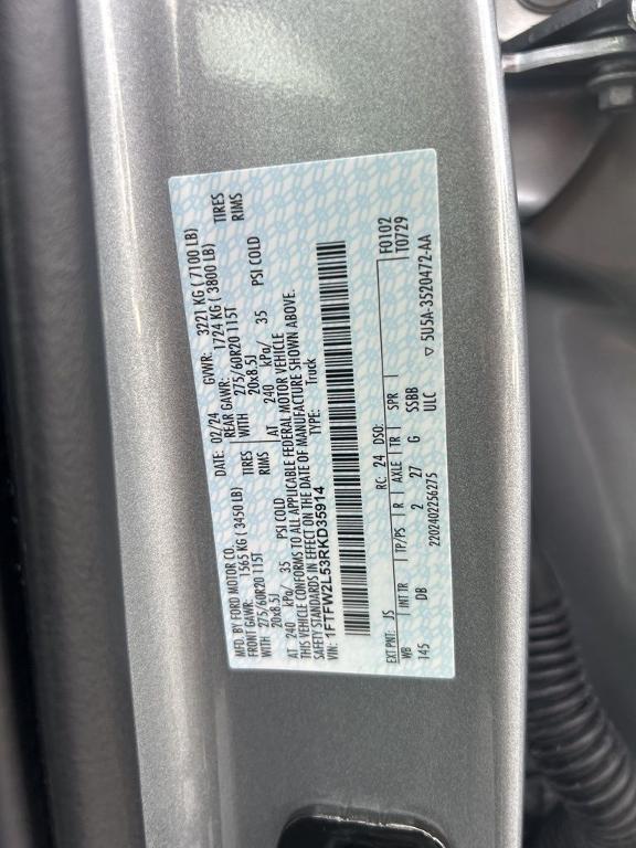 used 2024 Ford F-150 car, priced at $47,000