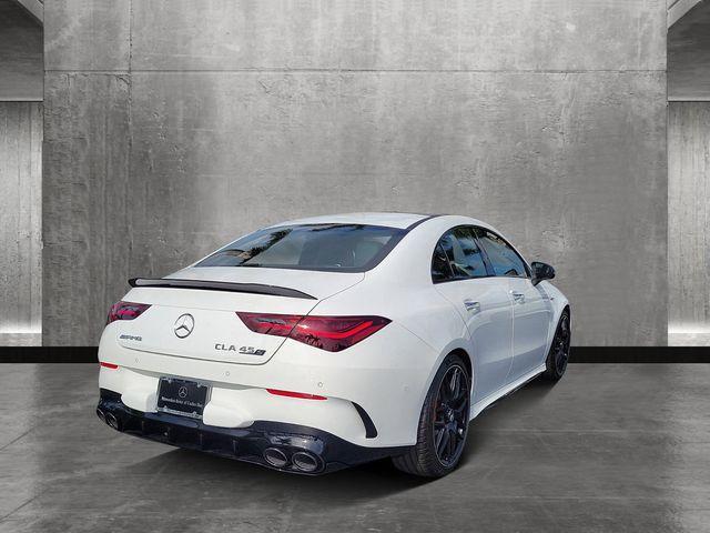 new 2025 Mercedes-Benz AMG CLA 45 car, priced at $75,445