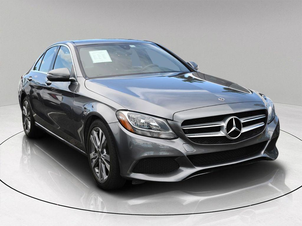 used 2018 Mercedes-Benz C-Class car, priced at $19,903