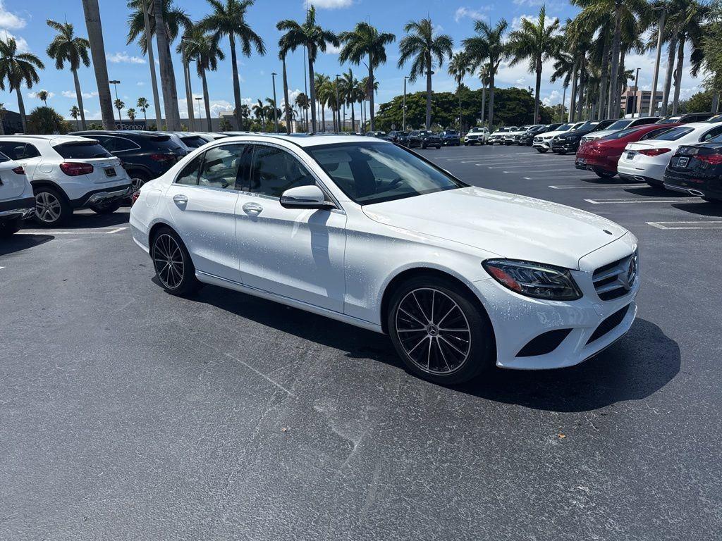used 2021 Mercedes-Benz C-Class car, priced at $26,990