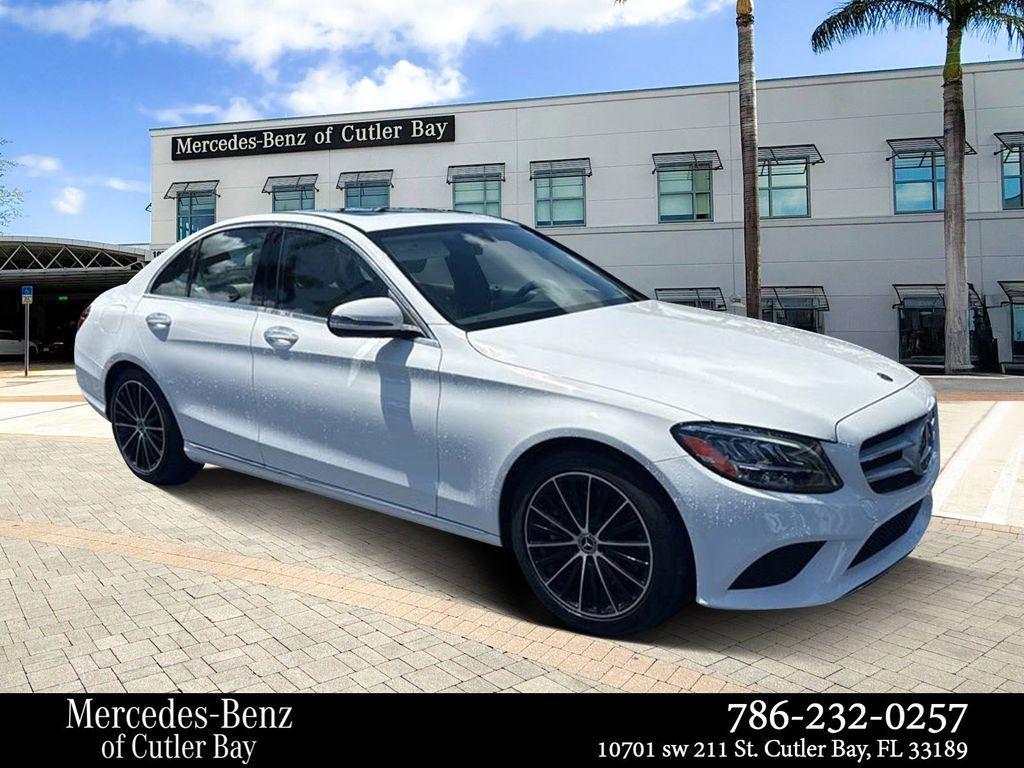 used 2021 Mercedes-Benz C-Class car, priced at $26,990