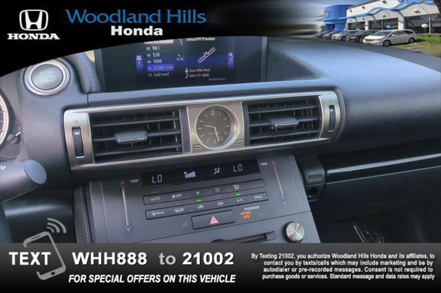 used 2015 Lexus IS 250 car, priced at $19,888