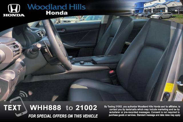 used 2015 Lexus IS 250 car, priced at $19,888