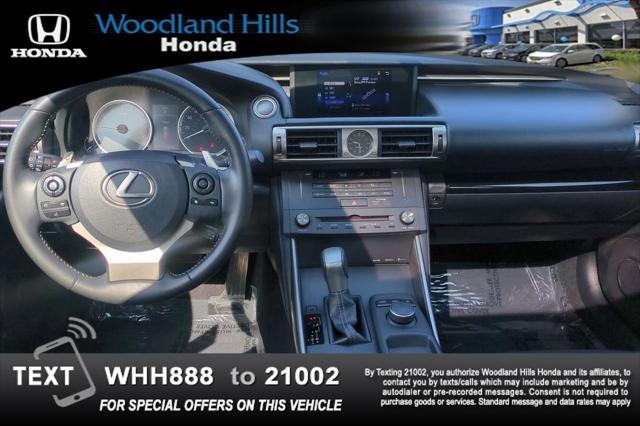 used 2015 Lexus IS 250 car, priced at $19,888