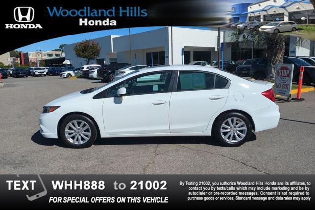 used 2012 Honda Civic car, priced at $15,588