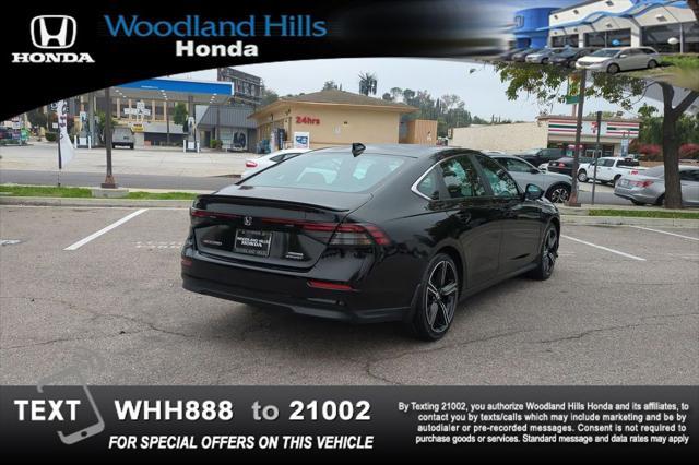 used 2023 Honda Accord Hybrid car, priced at $27,888