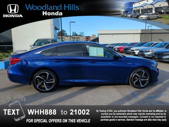 used 2022 Honda Accord Hybrid car, priced at $26,588