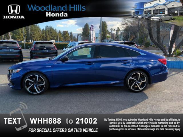 used 2022 Honda Accord Hybrid car, priced at $26,588