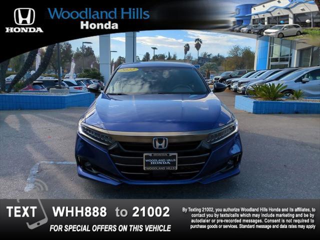 used 2022 Honda Accord Hybrid car, priced at $26,588