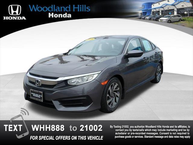 used 2018 Honda Civic car, priced at $17,388